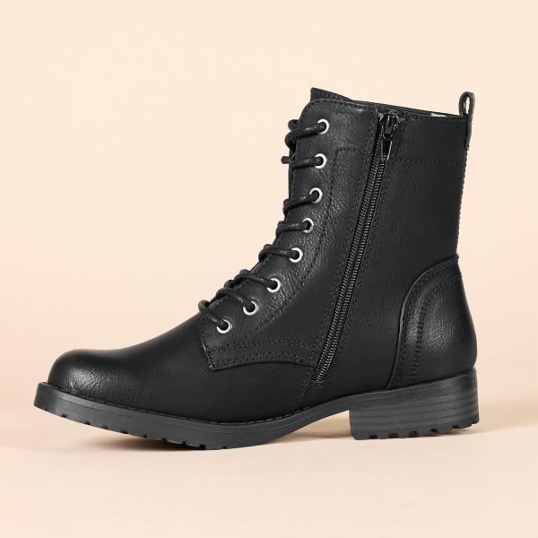 Women's Lace-Up Combat Boot - Image 3